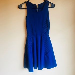 Royal blue dress!